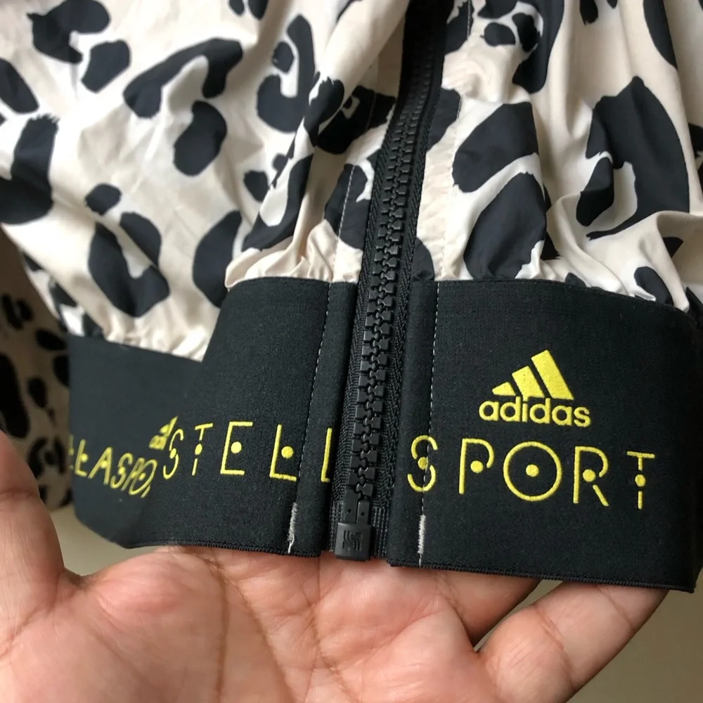 Adidas x Stella McCartney Stellasport Leopard Windbreaker XS - Picture 5 of 12